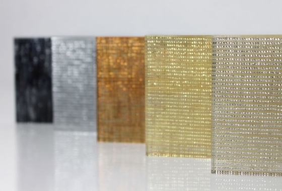 10mm Doppelverglasungs-Gewebe-Sandwich lamellierte Glas mit kundengebundener Größe
