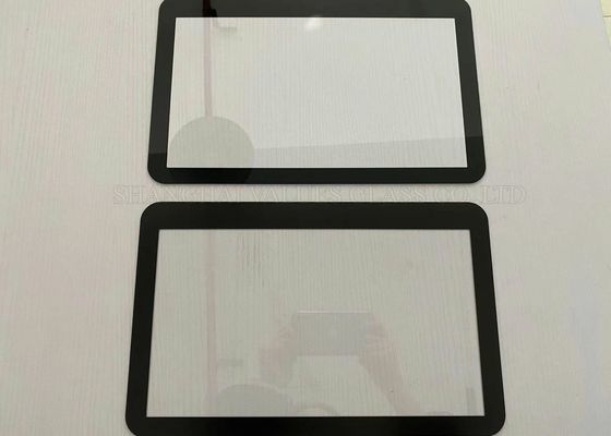 1mm abgehärteter Grinded-Rand druckte Glas-Backsplash für Fingerspitzentablett