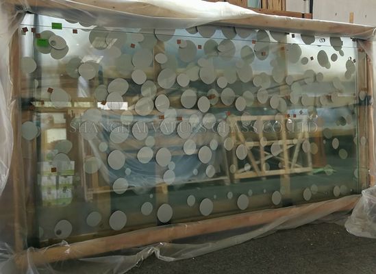 19mm ausgeglichener lamellierter Druckglas Grinded-Rand im Freien