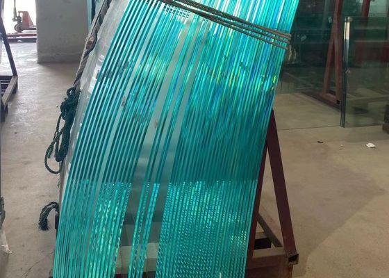 20x20 Bent Frosted Tempered Glass Panels für Duschplatte