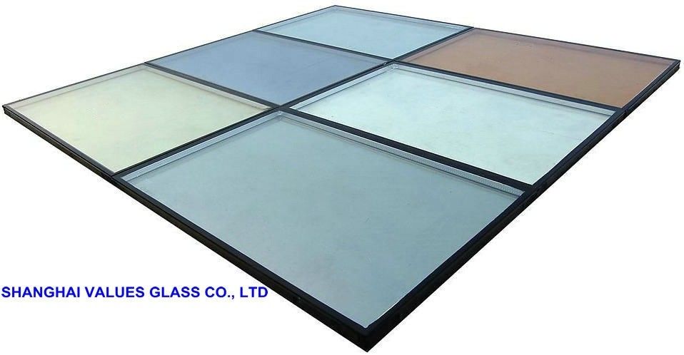 NIEDRIGES blindes hohles Isolierglasglasglas E mit Argon 6A 9A 12A 15A 18A